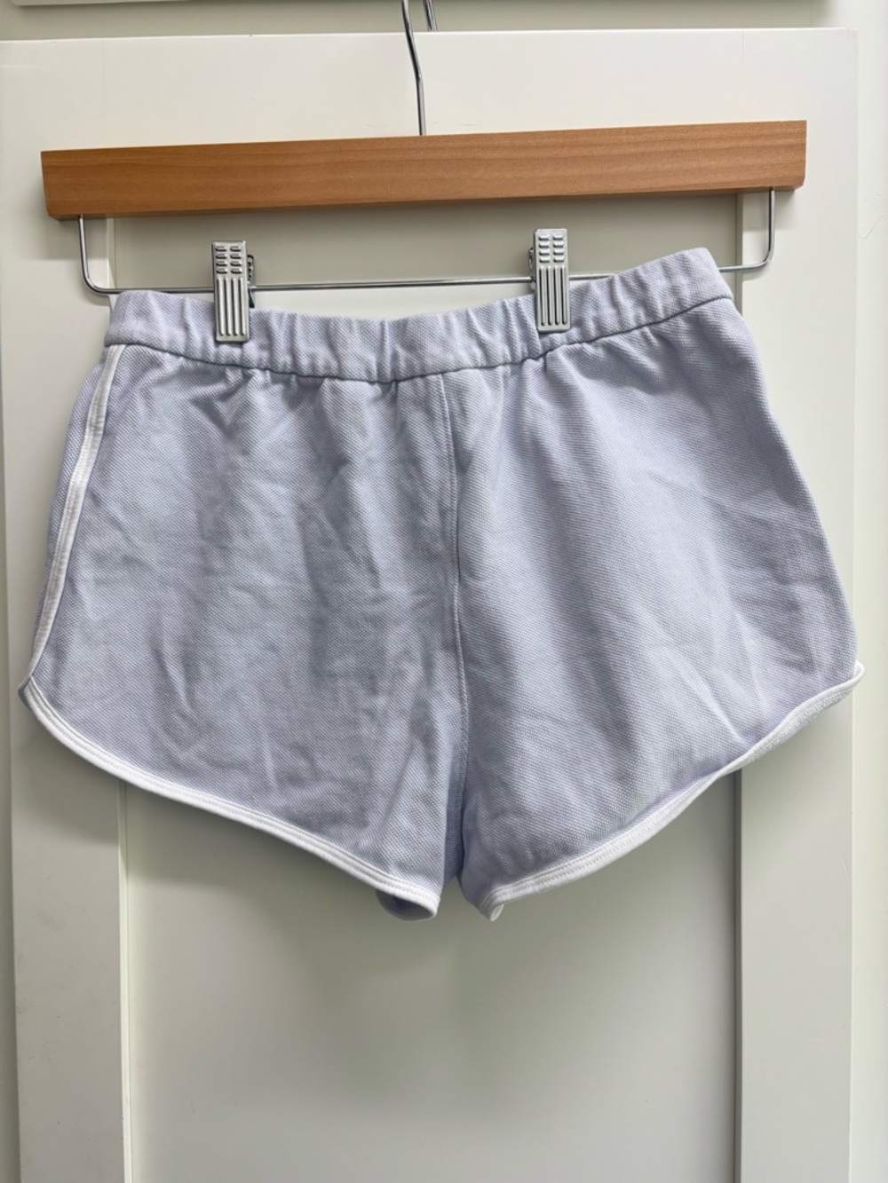 Kith Varsity Shorts Light Blue White XS Cotton Embroidered Logo - Picture 7 of 10